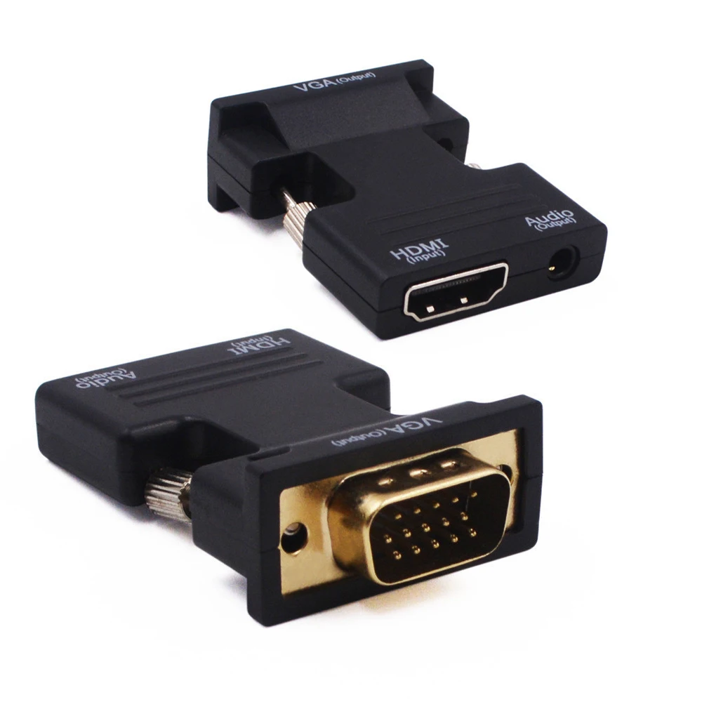 Digizulu 1080 P адаптер hdmi-vga цифровые аналоговые аудио и видео конвертер кабель для ПК ноутбука ТВ коробка проектор