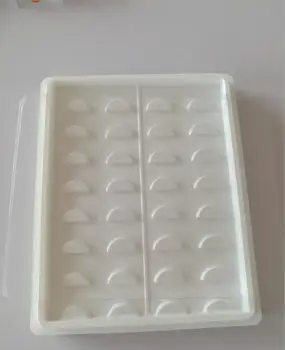 

10Pcs 16 pair False Eyelashes Packing Box Clear Transparent Reusable Thick Long Eyes Lashes Safe Case High Quality Easy To Carry