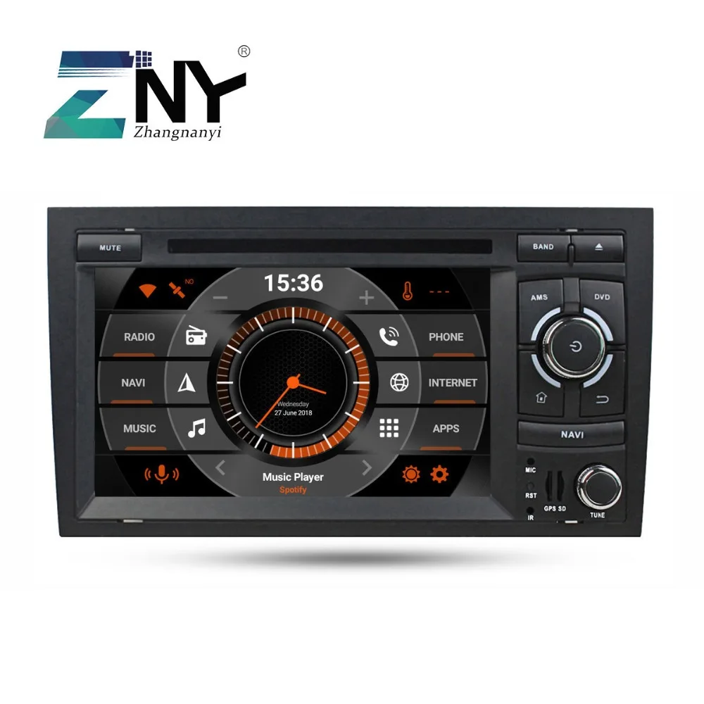 7 &quotips в тире 2 Din Android 9 0 автомобильный стерео для Audi A4 S4 2002 2003 2004 2005 2006 2007 2008 DVD Радио