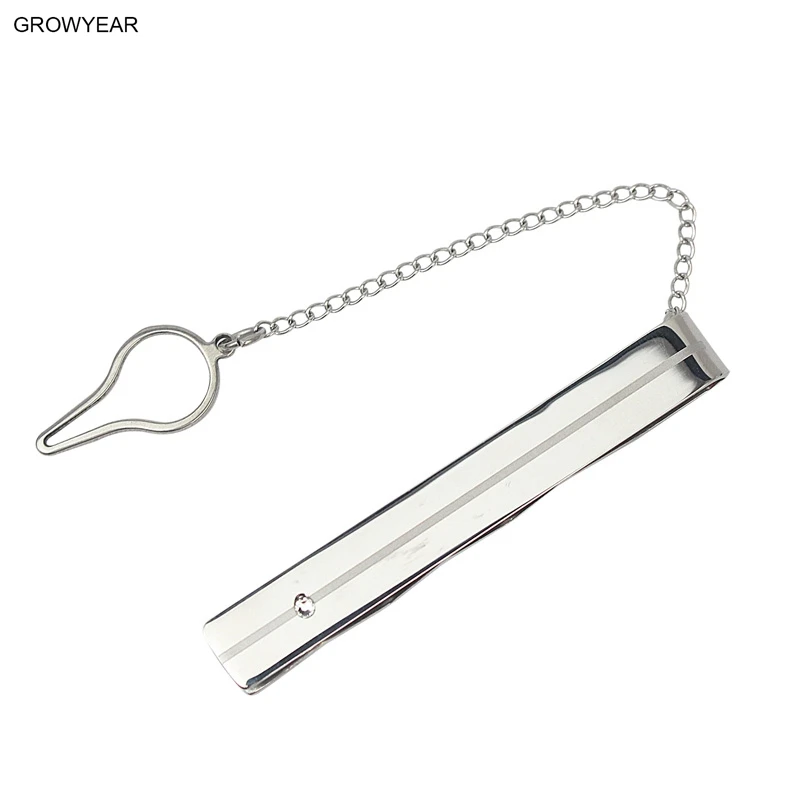 tie clip silver