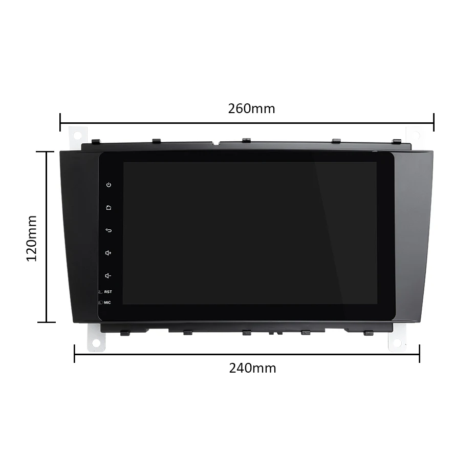 Sale 8" DSP IPS SCREEN Android 9.0 4G 64G Car GPS For Mercedes Benz C Class W203 C200 C230 C320 CLK200 CLK350 CLK500 no dvd player 33