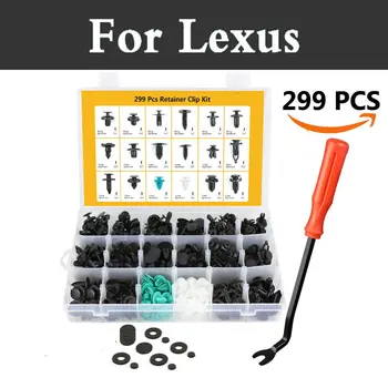 

299x Universal Push Clips Retainer Clip Assortment Kit Rivets For Lexus Ct Es Gs Gs F Gx Hs Is Is F Lfa Rc Rc F Rx Sc