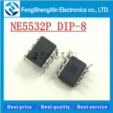 100pcs/lot New NE5532P NE5532 DIP-8 double low noise operational amplifier IC