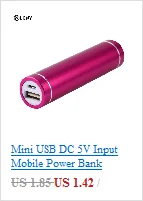 Мини USB DC 5V вход мобильный Банк питания зарядное устройство коробка чехол батарея для 1x18650 батарея сотовый телефон Внешний Аккумулятор Чехол