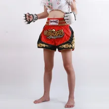 Размера плюс Близнецы Муай Тай MMA боксерские трусы лайкра Санда пробивая брюки для Борьбы боксерские шорты серебряный золотой