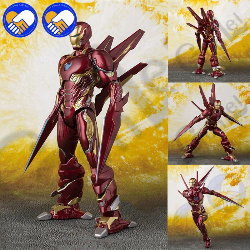 

2019 NEW SHF Marvels Avengers 4 Ironman MK50 Nano Weapon Set Avengers Infinity Endgame War Action Figures Toy Dolls