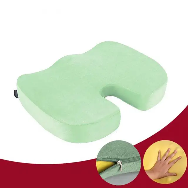 Multifunctional Pillow Memory Foam Seat Cushion Back Sciatica Coccyx  Tailbone Pain Relief for Office Chair Car FBE3 - AliExpress