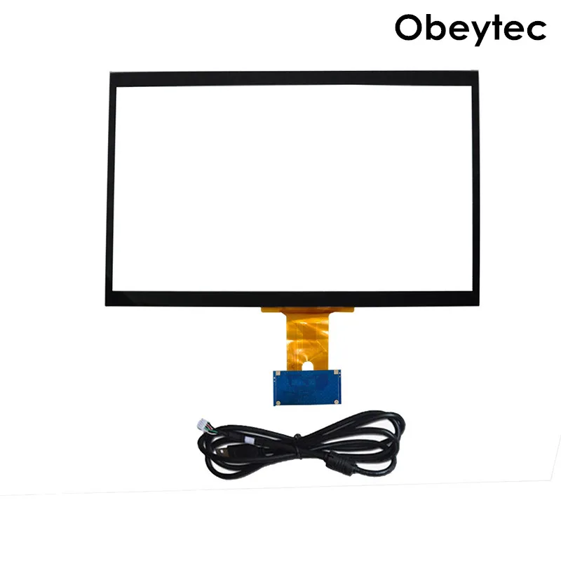 Obeytec 1" емкостная сенсорная панель, USB/iec порт, 10 касаний, P-CAP, 4:3, для ЖК-монитора