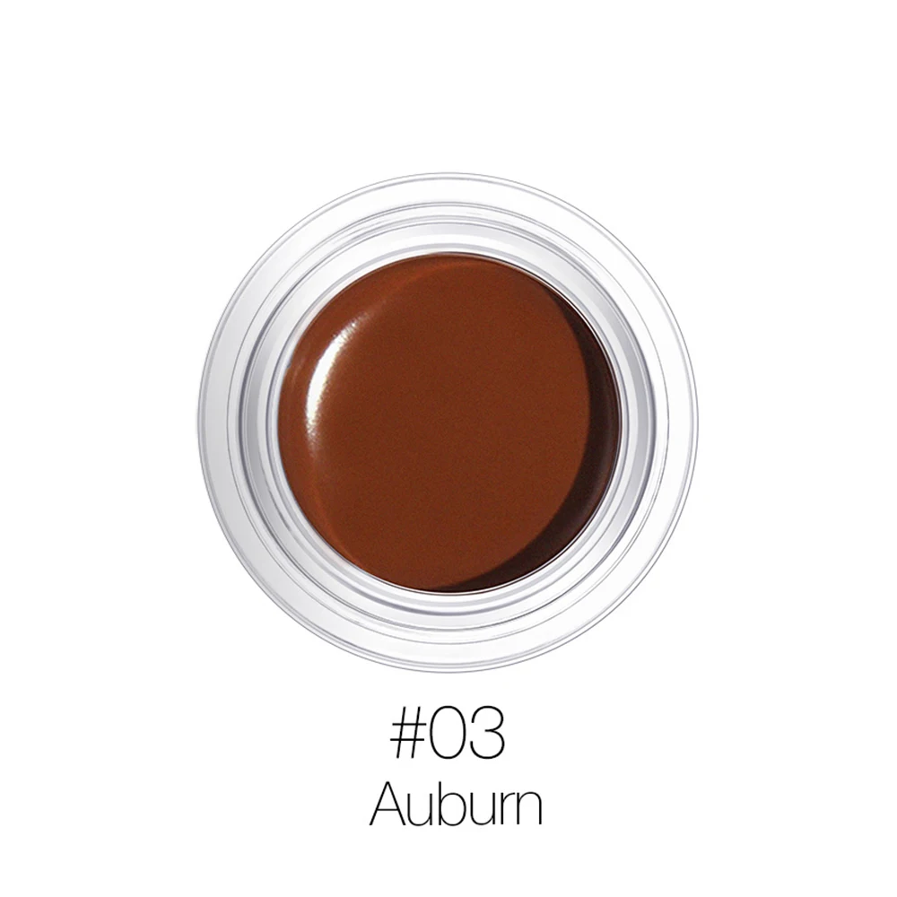 O. TWO. O гель для бровей 6 цветов 3D натуральный коричневый тени для бровей Макияж Профессиональная Стойкая краска для бровей Косметика с кисточкой - Цвет: 03
