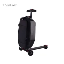 Пояс для путешествий мультяшный скейтборд многофункциональная холщовая Высококачественная подарочная упаковка багаж на колёсиках Спиннер брендовый Дорожный чемодан