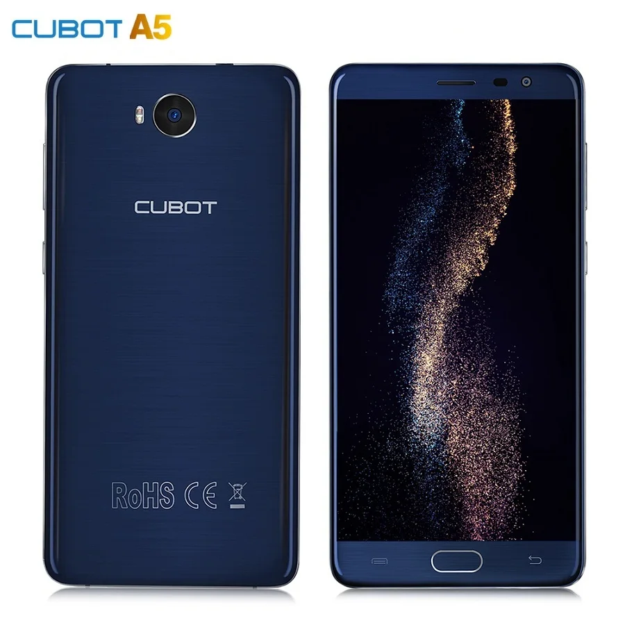 CUBOT A5 4 г LTE смартфон 5,5 дюйм fhd ЖК экран MT6735 Octa Core Android 8,1 3 Гб оперативная память 32 Встроенная 13MP отпечатков пальцев мобильный телефон