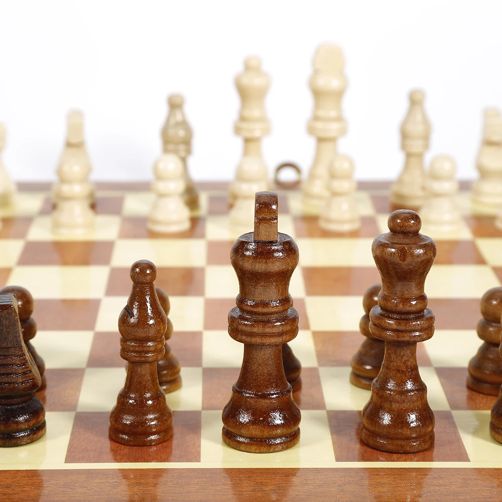 5-International-Checkers-Magnetic-Folding-Chess-Board-High-Quality-Wood-Grain-Game-English-Version