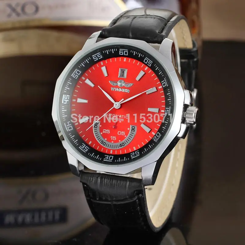 Мужские автоматические часы скелетоны WRG8041M3S4 с кожаным ремешком|strap heart rate monitor|strap