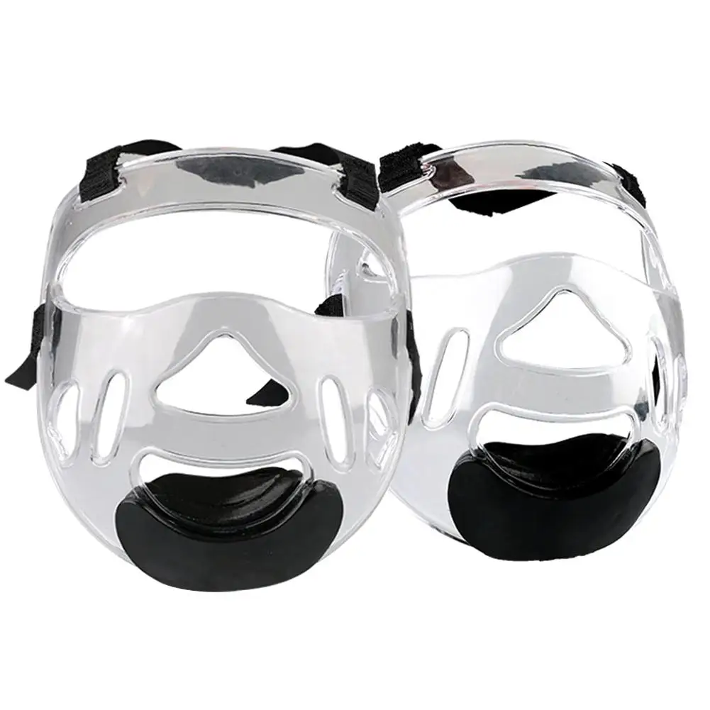 Спортивные прозрачный щиток для лица головы щит съемный шлем тэквондо Маска Защитное снаряжение для мужчины и женщины