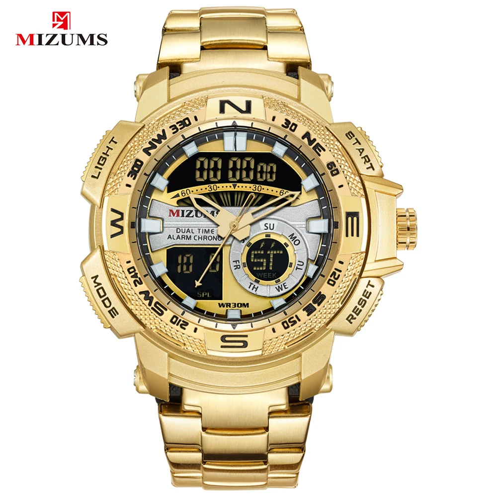 MIZUMS Luxury Men's LED Digital Quartz Watch Men Army Military Sport Watches Male Waterproof Date Wristwatch Relogio Masculino MIZUMS Luxury Men's LED Digital Quartz Watch Men Army Military Sport Watches Male Waterproof Date Wristwatch Relogio Masculino