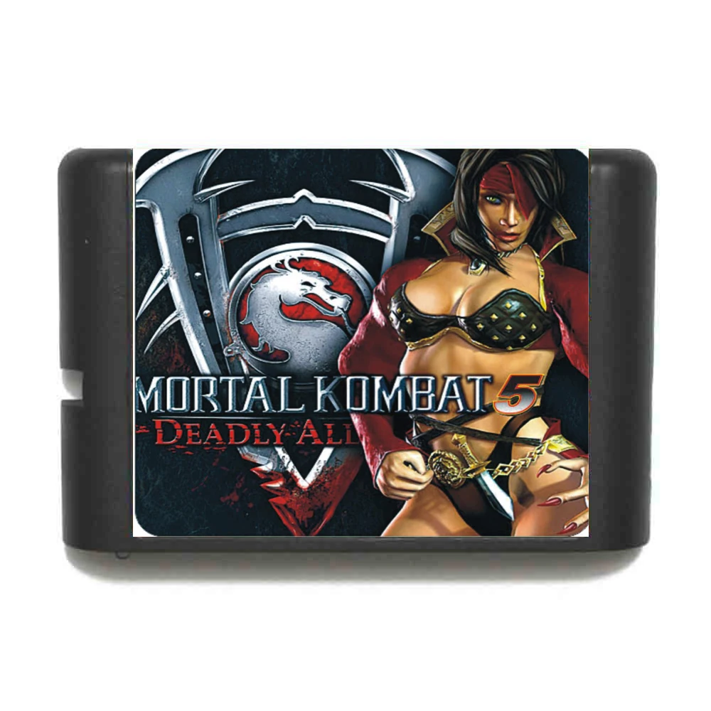 

MK 5 Mortal Kombat V 16 bit MD Game Card For Sega Mega Drive For Genesis