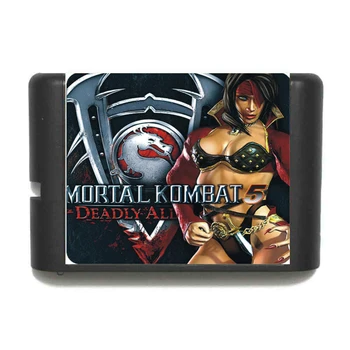 

MK 5 Mortal Kombat V 16 bit MD Game Card For Sega Mega Drive For Genesis