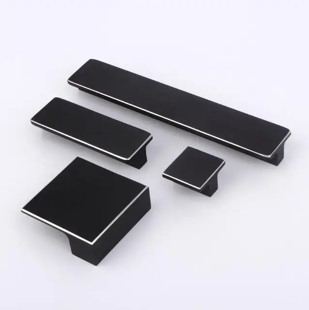 5 Styles Modern Black Cabinet Handles S Dresser Pull Drawer 5 Styles Modern Black Cabinet Handles S Dresser Pull Drawer Pulls Rectangular Kitchen Hardware