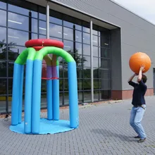 Прочные новые игры надувные герметичные баскетбольные игры/надувные slam Данк Баскетбол для продажи