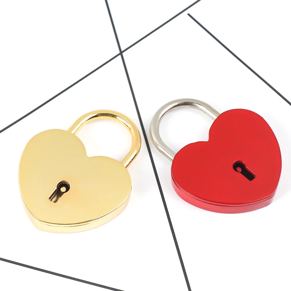 

Charm Heart Love Locks Couple Locks Wedding Anniversary Gift Baggage Concentric Lock Improvement Security High Quality