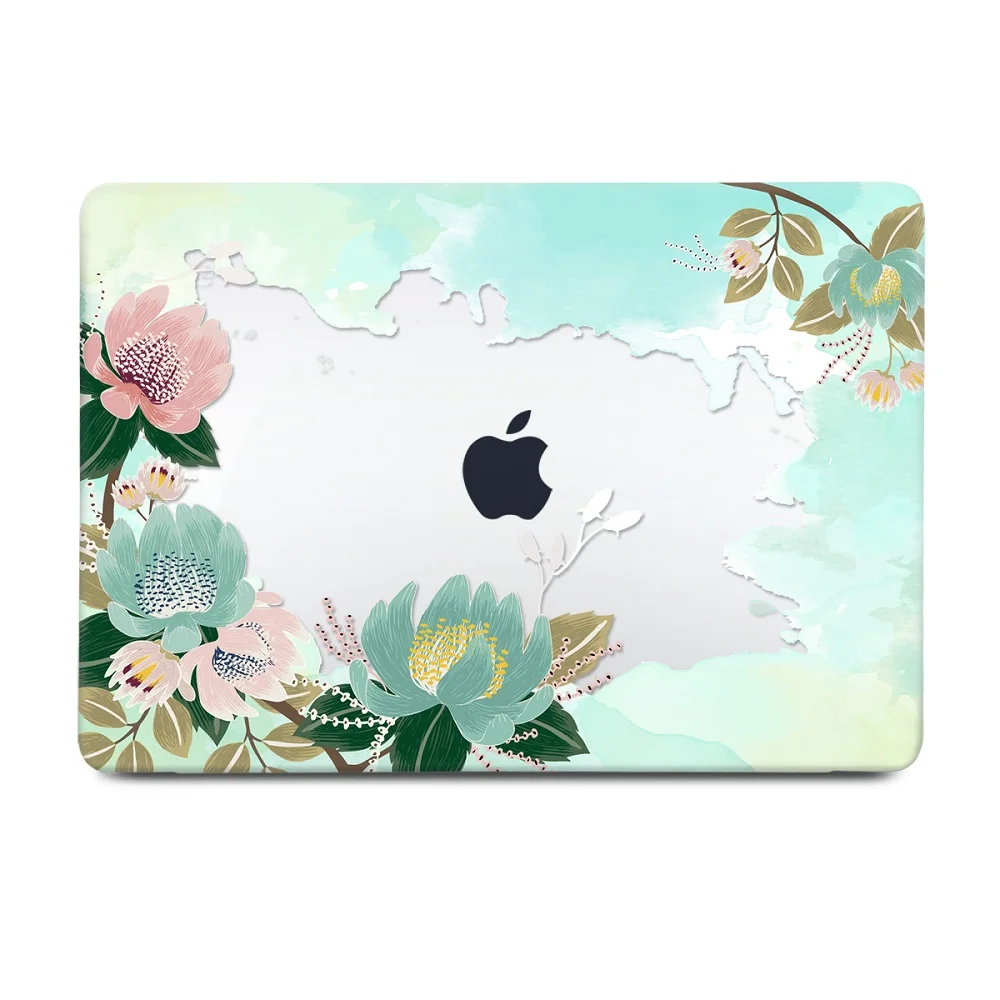Чехол в цветочном стиле для Macbook Air 11 12 Pro Retina13 15, чехол для ноутбука Mac book 13,3 1" 16 A2141 Touch bar Air 13 A1932