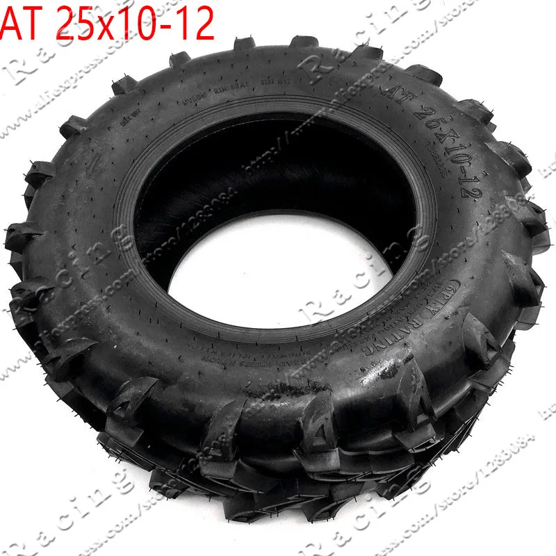 12 дюймовая шина для ATV 25X10 четырехколесный мотоцикл китайских 150cc 200cc 250cc больших колесных ободов ATV|Детали и