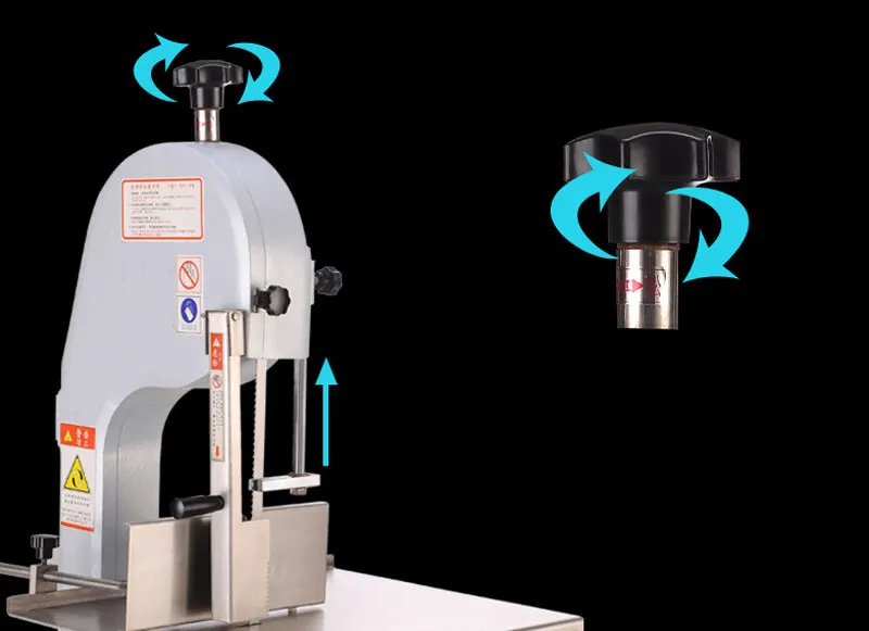 1500 Вт электрическая пила для мяса, кости, станок для резки костей, нержавеющая сталь, заморозка мяса, рыбы, пила, резак по заводской цене