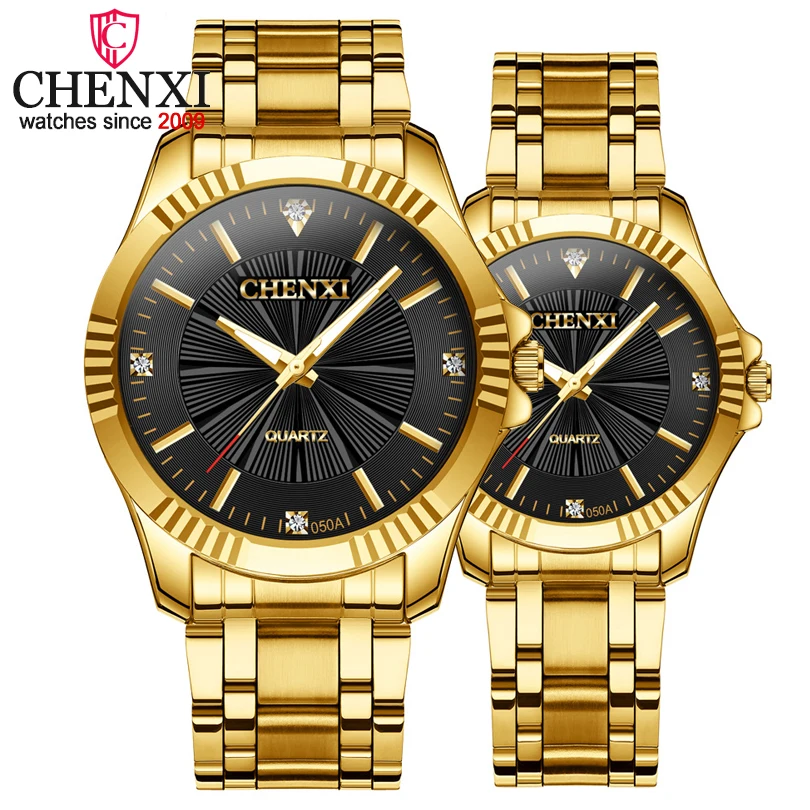 

CHENXI 2019 New Watches Men&Women Set Wristwatches Mens Top Brand Luxury Quartz Watch Couples Wristwatch Relojes Hombre