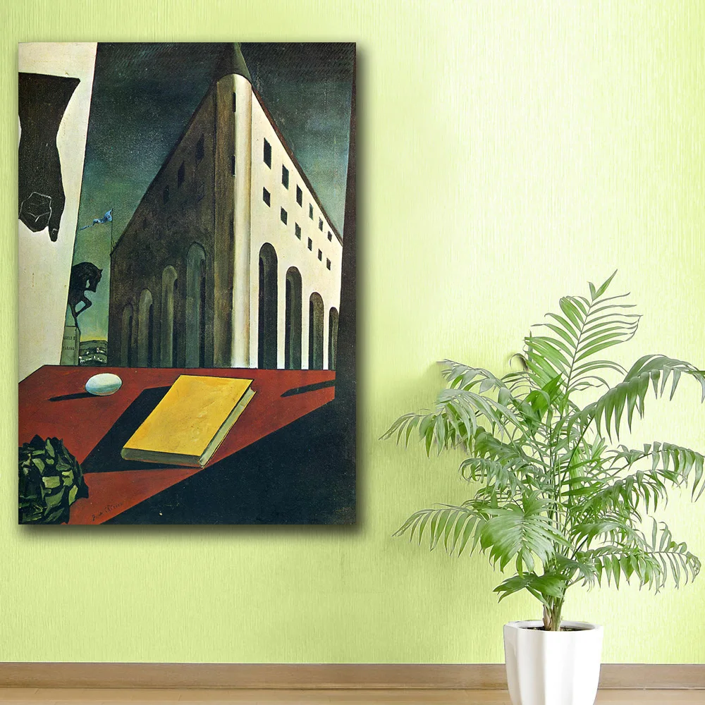 Giorgio De Chirico Poster | Canvas Painting Poster | Chirico Wall Prints -  Art Abstract - Aliexpress