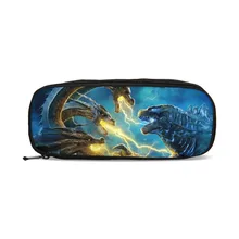 Fashion Cool Animal Dinosaur Dragon 3D Printing Purse For Girls Boys Pencil Case School Supplies Pen Box Purse Organizer Wallet veevanv fortnite battle royale prints boys pencil bags children school stationery purse teenage office supplies organizer wallet
