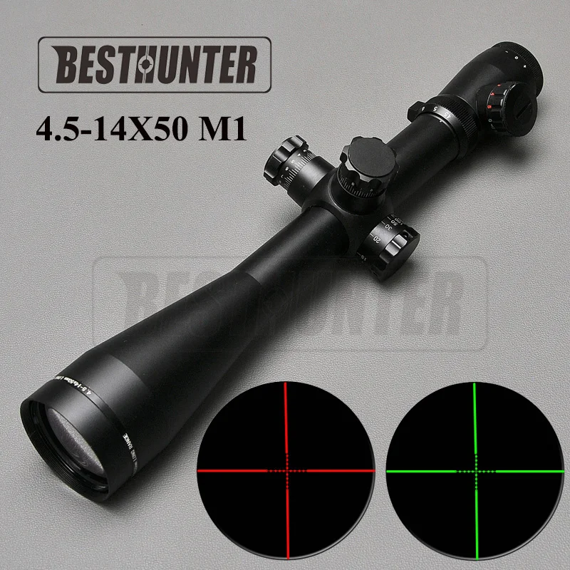 Leupold 4.5 14x50 MARK4 M1 Red Green Dot Sight Scope Illuminated Optics