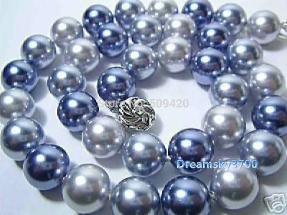 

Free Shipping Wholesale>Pretty tribe 10mm Multicolor South Sea Shell Pearl Necklace 18