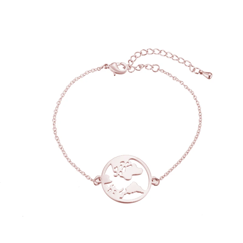 World Map Bracelet