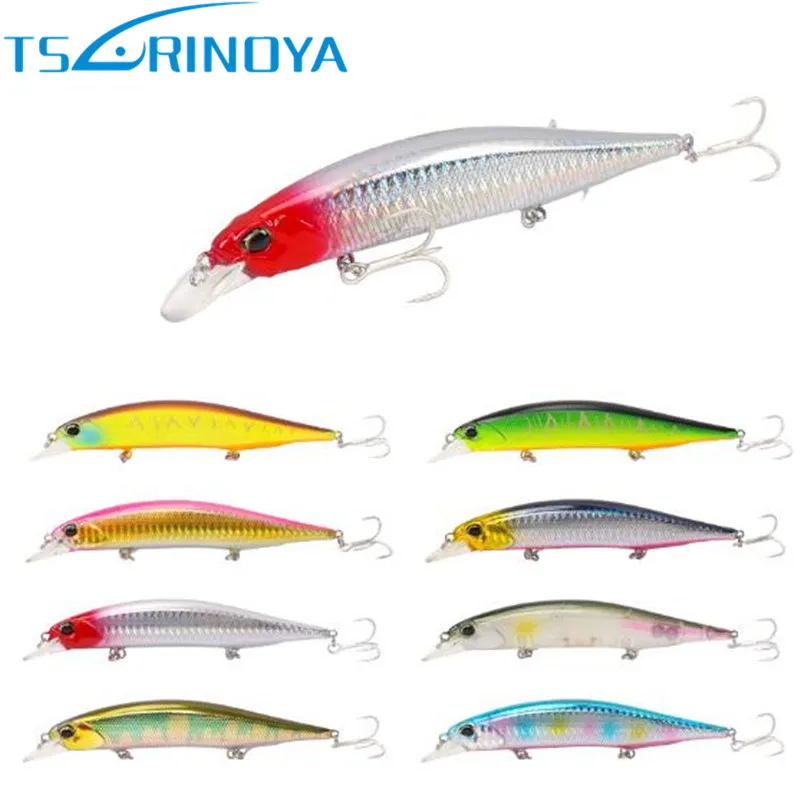 

Tsurinoya Minnow Bait 120mm/19.5g Hooks Fishing Lures China Iscas Artificiais Para Pesca Swimbait Leurre Peche Brochet