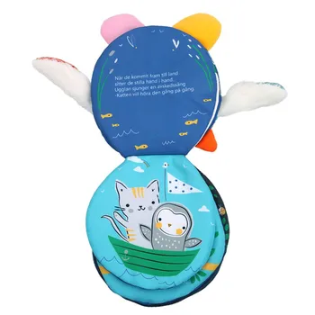 

Soft Cloth Book Cartoon Baby Learning Animals Cognition Toy Infant Early Educational Books 0-6T