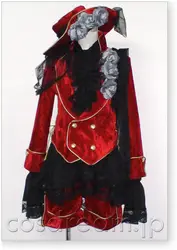 Black Butler Kuroshitsuji Ciel Phantomhive Красный костюм для косплея X006