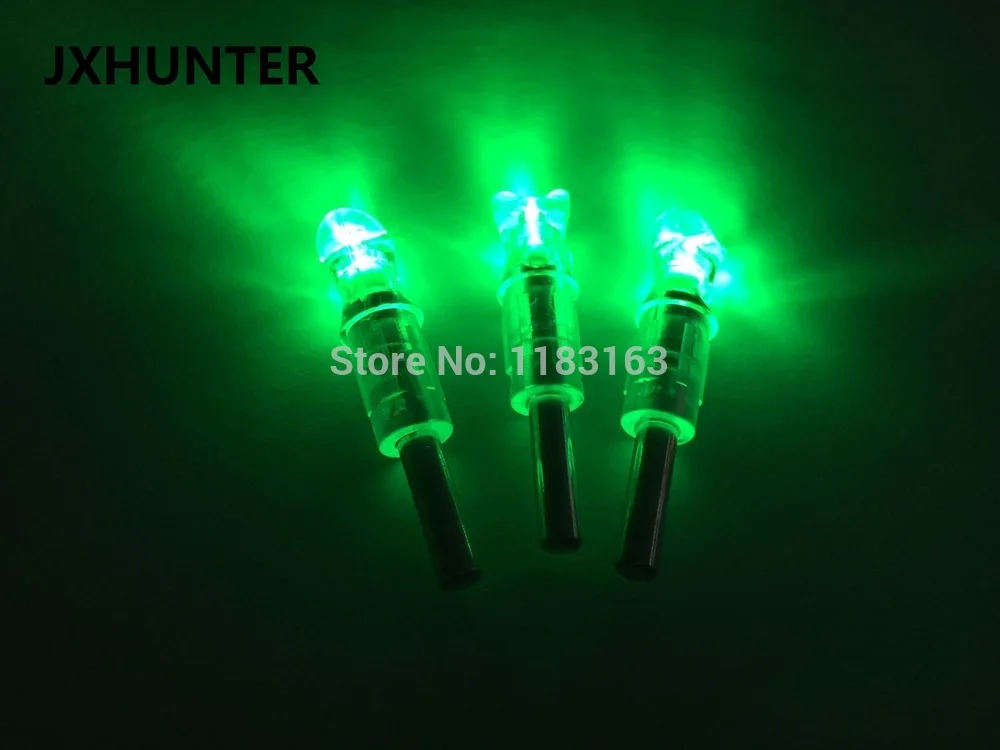 3 pieces green Led Lighted arrow Nock for crossbow Half moon nock