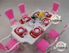 New arrival Christmas/Birthday Gift Children Doll Accessories house Furniture Play Set Cute dinning room For barbie Doll 1/6 ► Photo 3/6