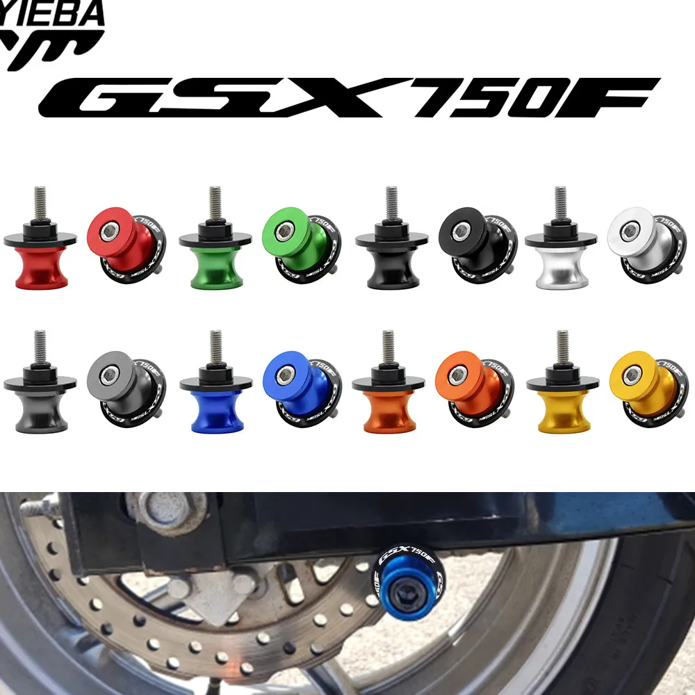 

For SUZUKI GSX750F Katana GSX 750F GSX750 F GSX 750 F 1991-2006 Swingarm Spools Slider Sliders Cover 8mm CNC Aluminum Motorcycle