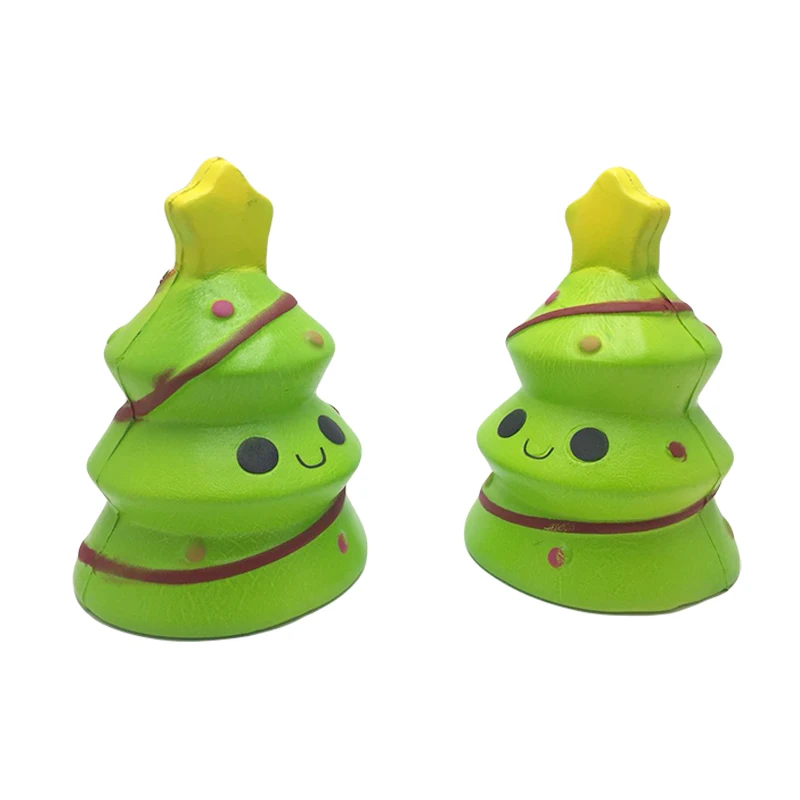 Jumbo Рождественская елка мягкое медленно поднимающееся имитационный хлеб сладкий ароматизированный антистресс мягкие для сжатия игрушки для детей забавная игрушка Рождественский подарок