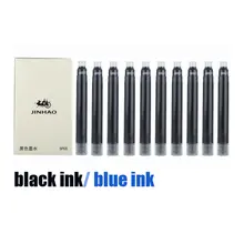 20 шт. JINHAO чернила высокого качества картриджи с чернилами синего цвета и черными чернилами для перьевая ручка