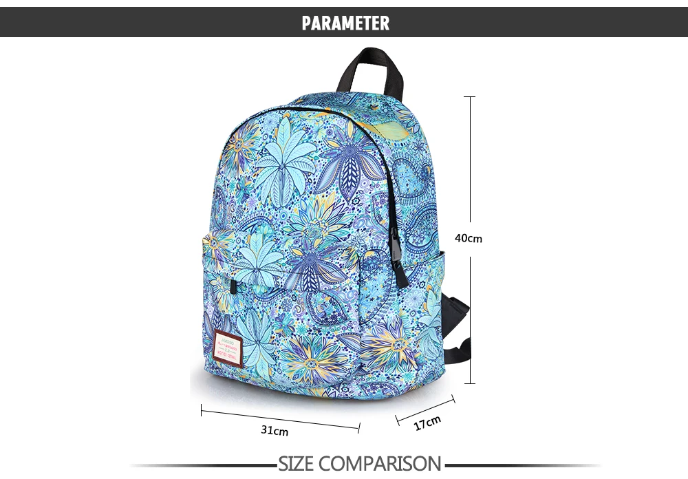 Брендовый дизайн, женский рюкзак с цветочным рисунком, женские школьные сумки для девочек-подростков, школьный рюкзак, женская сумка для книг, женские модные дорожные сумки