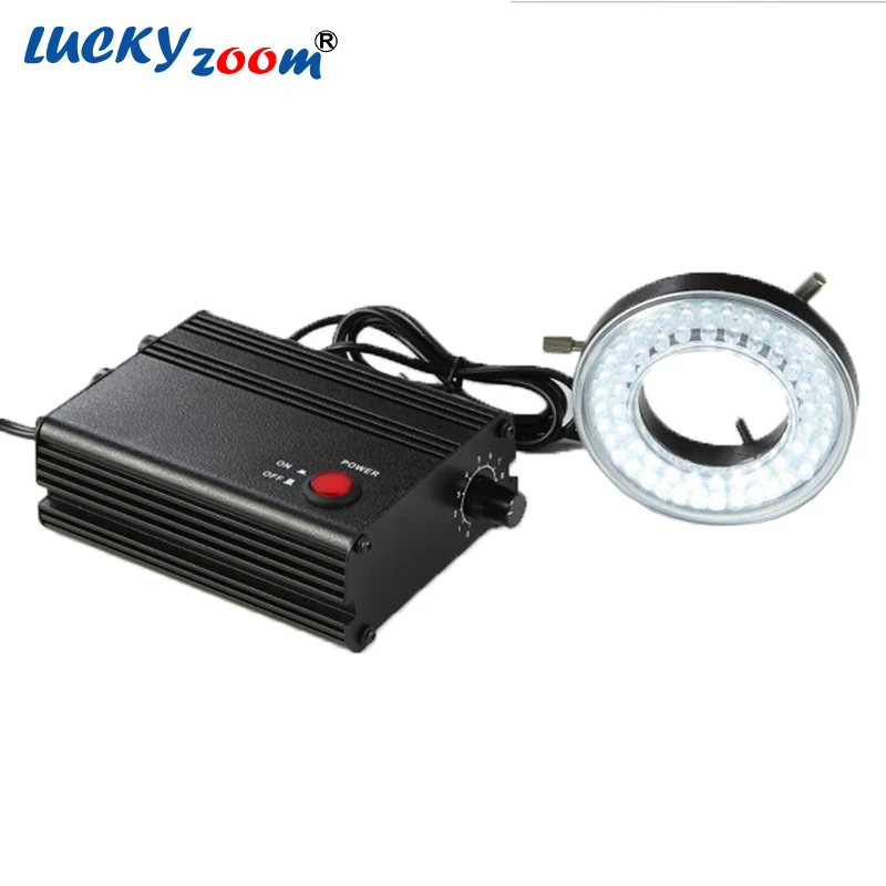 

Luckyzoom 60pcs Microscope LED Light Source Ring Illuminator Binocular Trinocular Microscopio Accessory Free Shipping