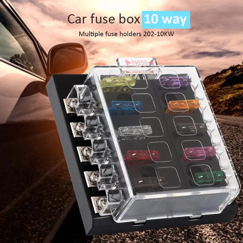 

LED Car Fuse Box Spare Durable for Engine Parts