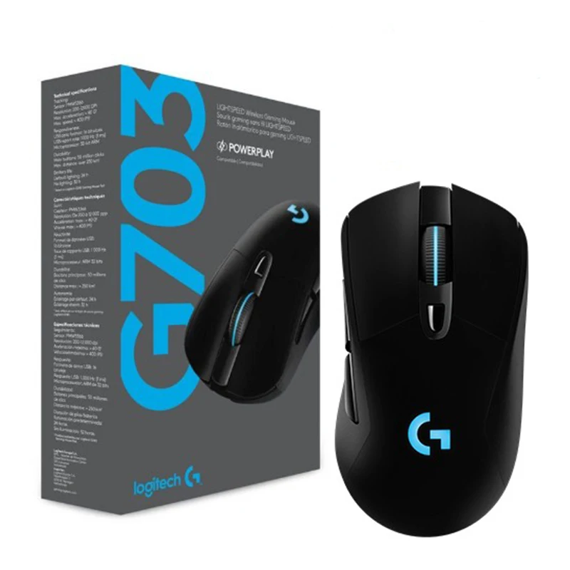 Игровая мышь Logitech G703 LIGHTSPEED с поддержкой беспроводной зарядки POWERPLAY|Мыши| |