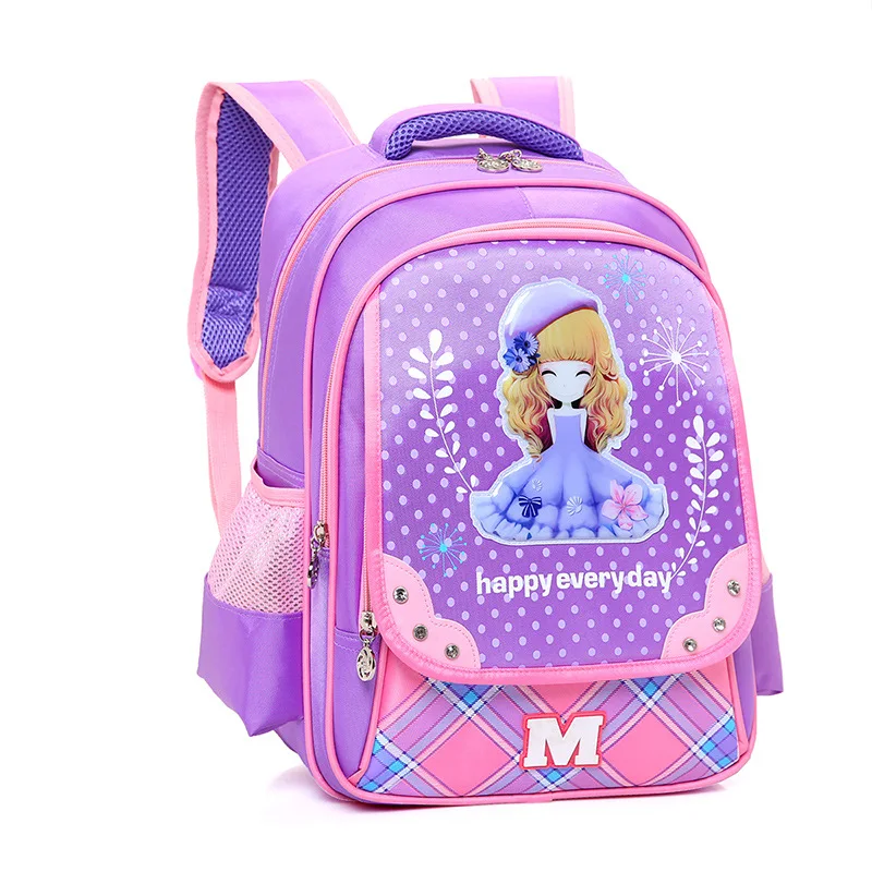 

2019 Hot sale Children School Bags For Girls Kids Satchel Waterproof Orthopedic Backpack SchoolBag kids book bag Mochila Escolar
