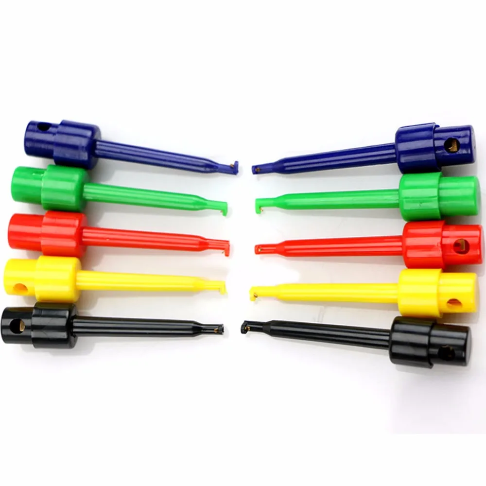10pcs-New-High-Quality-Multimeter-Lead-Wire-Kit-Test-Hook-Clip-Grabber-Brass-Test-Probe-SMT