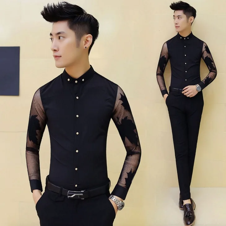 Popular Mens Lace Shirt-Buy Cheap Mens Lace Shirt lots
