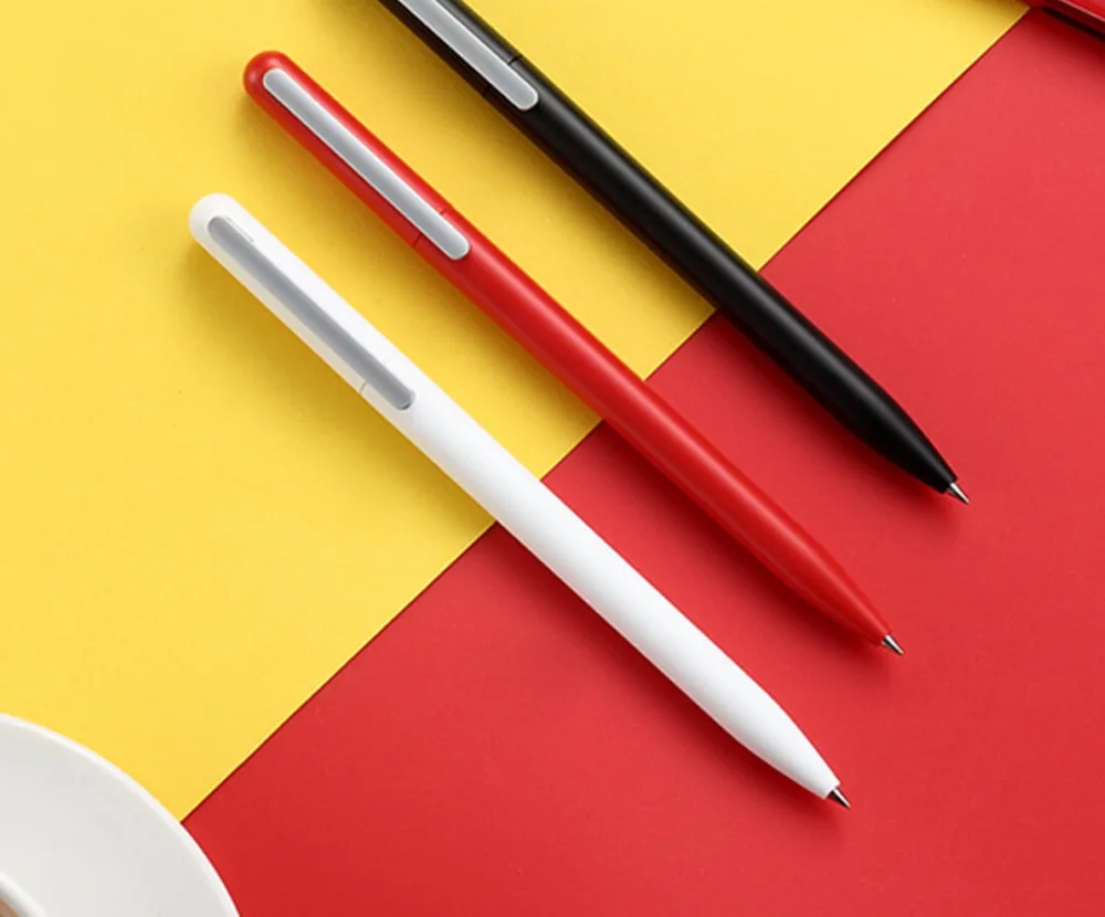 3 шт.,, Xiaomi Mijia Pinluo, 0,5 мм, гелевая ручка, подписывающая, ручка, гладкая, Заправка для офиса, школьные принадлежности