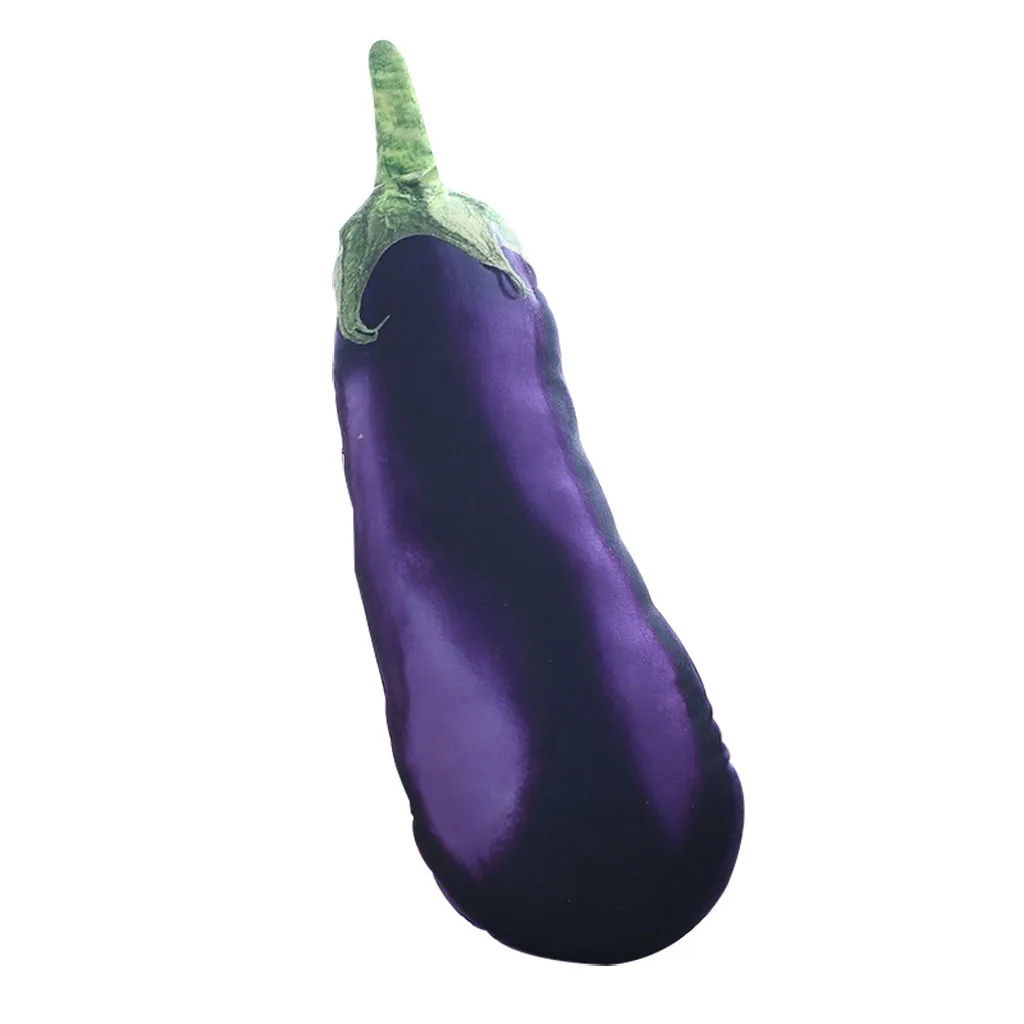 

Gajjar 1pc 50cm Simulation Vegetables Plush eggplant Pillow Cushion Staffed Soft Plants Toy Creative Nap Pillow Kids Doll Gift